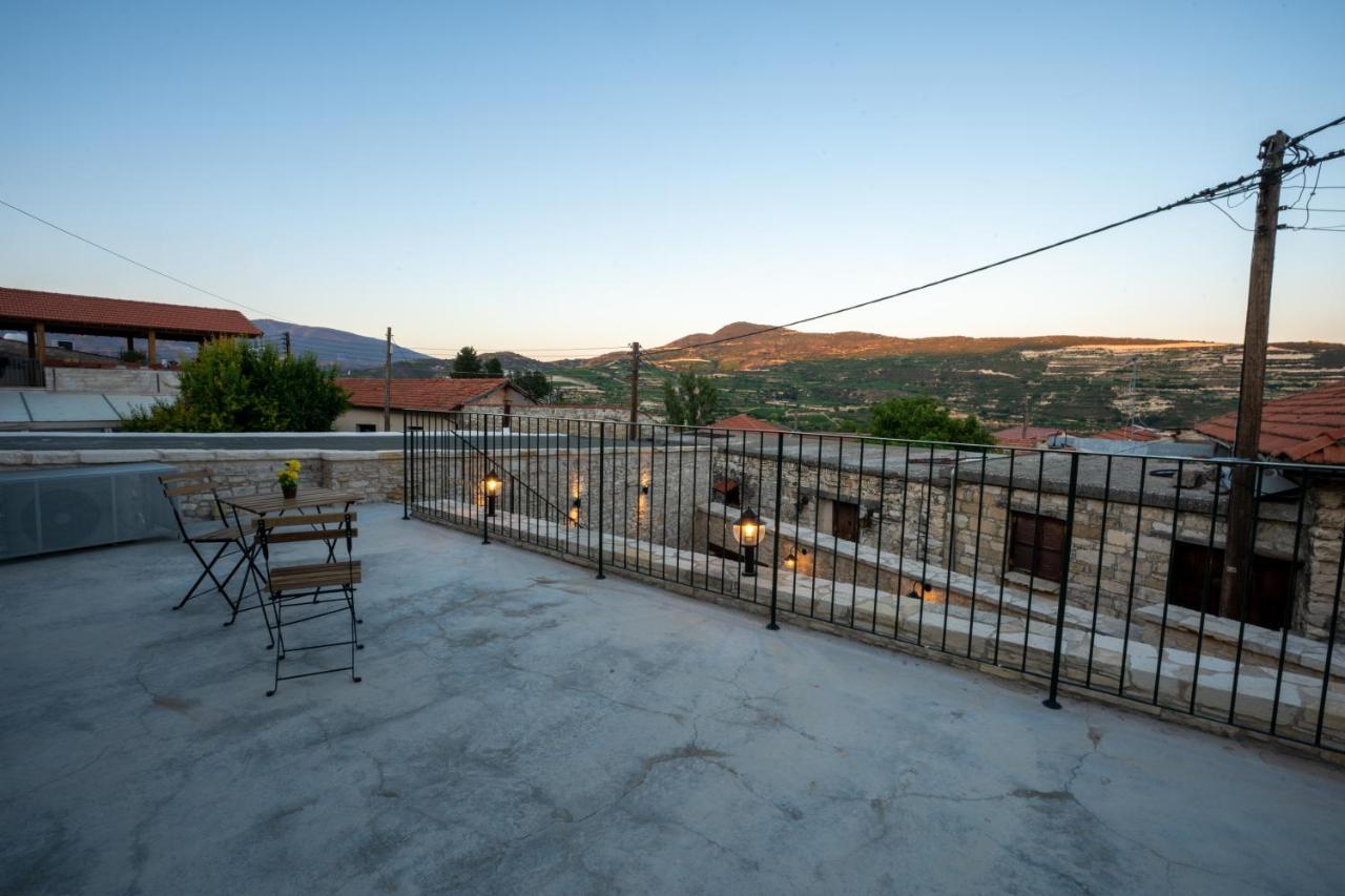 Eidyllio Luxury Suites Omodos Dış mekan fotoğraf